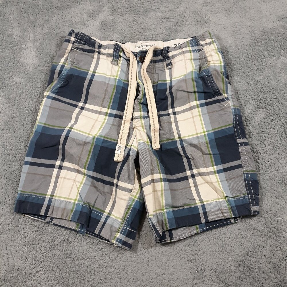 Abercrombie & Fitch Shorts Mens 30 Heavyweight Cotton Worn Button Fly Y2K‎